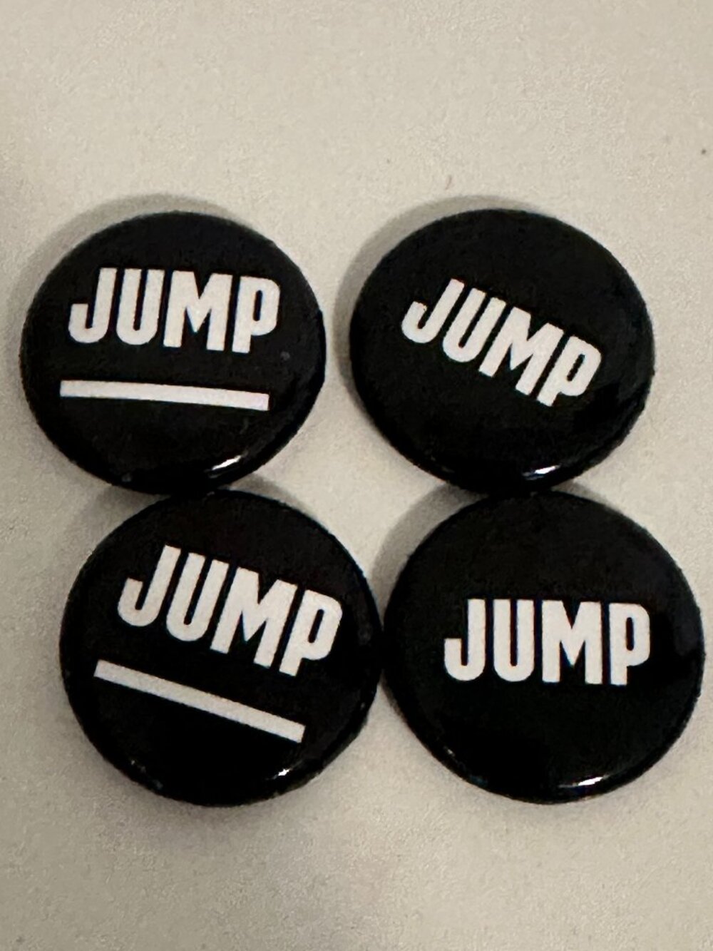 JUMP by Uber Logo Button Pins – Set of 4 Rare Promotional Badges